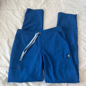 Figs XS Royal Blue Yola Skinny Scrub Pants